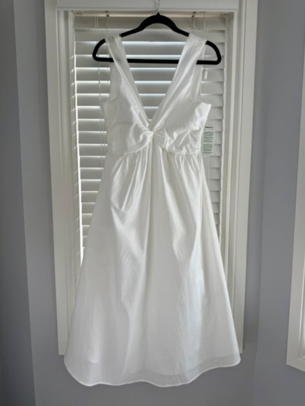 Twik Twisted Poplin Midi Dress (NWT)